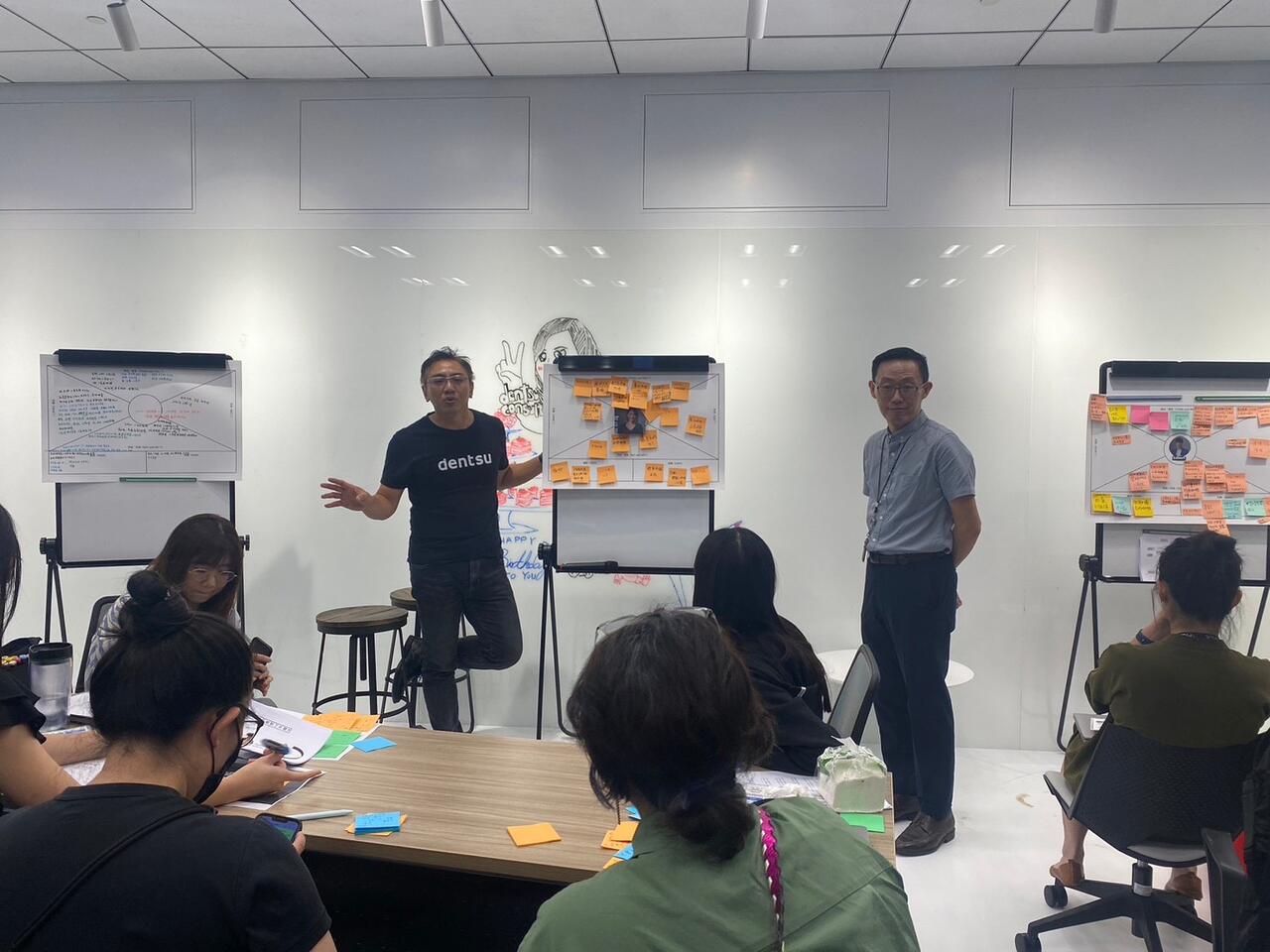 數據顧問公司顧問式銷售工作坊——講師帶領學員討論現場